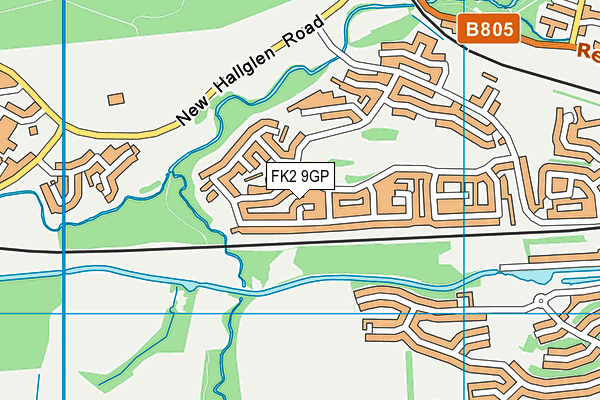 FK2 9GP map - OS VectorMap District (Ordnance Survey)