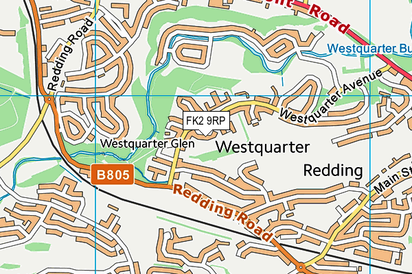 FK2 9RP map - OS VectorMap District (Ordnance Survey)