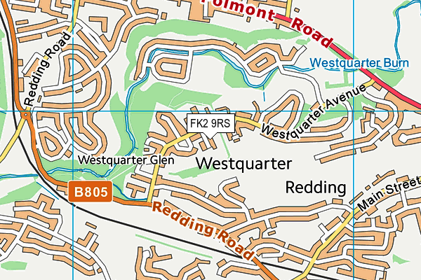 FK2 9RS map - OS VectorMap District (Ordnance Survey)