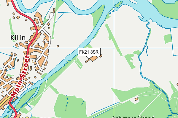 FK21 8SR map - OS VectorMap District (Ordnance Survey)