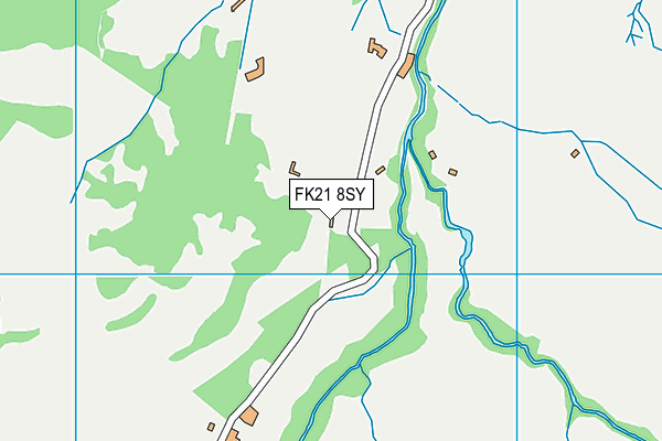FK21 8SY map - OS VectorMap District (Ordnance Survey)