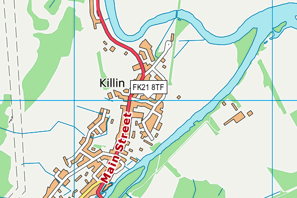 FK21 8TF map - OS VectorMap District (Ordnance Survey)