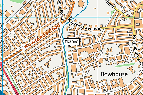 FK3 0AS map - OS VectorMap District (Ordnance Survey)