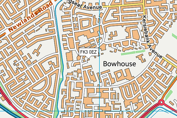 FK3 0EZ map - OS VectorMap District (Ordnance Survey)