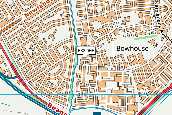 FK3 0HF map - OS VectorMap District (Ordnance Survey)