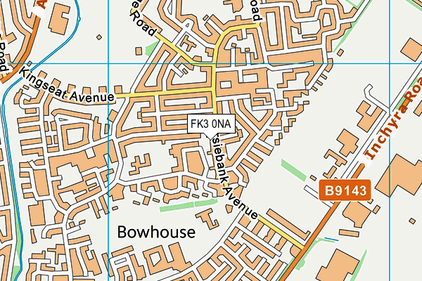FK3 0NA map - OS VectorMap District (Ordnance Survey)