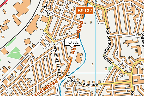 FK3 8JE map - OS VectorMap District (Ordnance Survey)