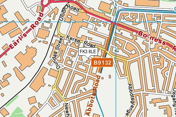 FK3 8LE map - OS VectorMap District (Ordnance Survey)