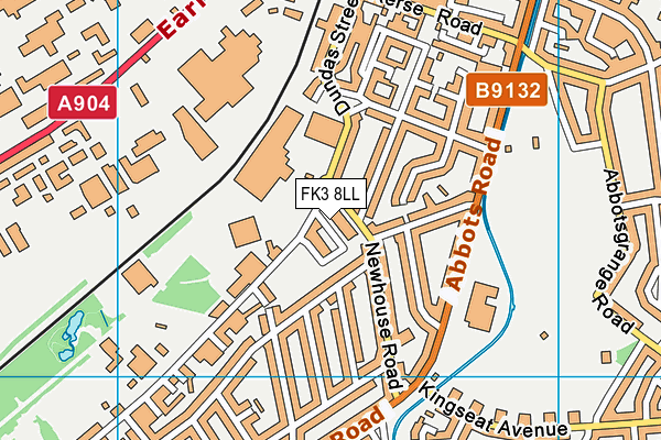 Map of CENTRAL FABRICATION SERVICES LTD at district scale