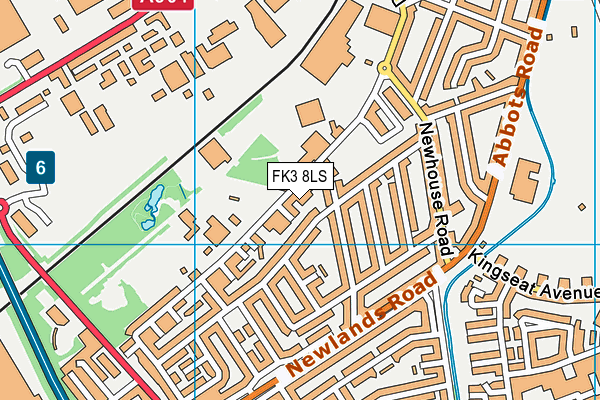 FK3 8LS map - OS VectorMap District (Ordnance Survey)