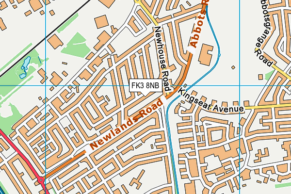 FK3 8NB map - OS VectorMap District (Ordnance Survey)