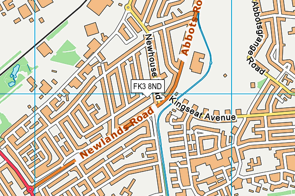 FK3 8ND map - OS VectorMap District (Ordnance Survey)