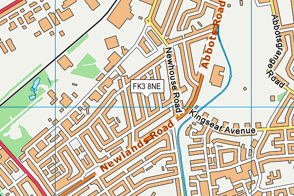 FK3 8NE map - OS VectorMap District (Ordnance Survey)