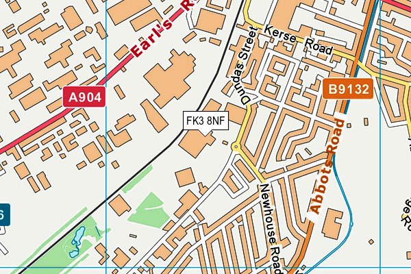 FK3 8NF map - OS VectorMap District (Ordnance Survey)