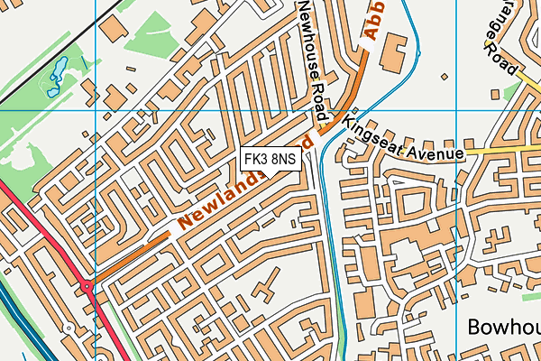 FK3 8NS map - OS VectorMap District (Ordnance Survey)