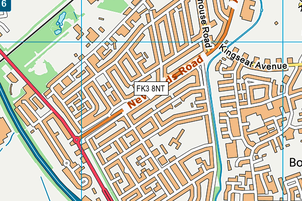 FK3 8NT map - OS VectorMap District (Ordnance Survey)