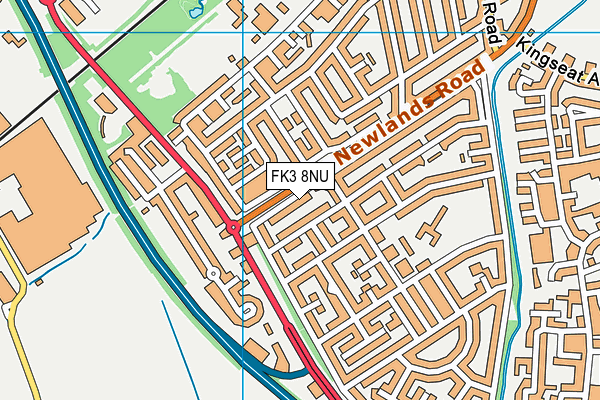 FK3 8NU map - OS VectorMap District (Ordnance Survey)