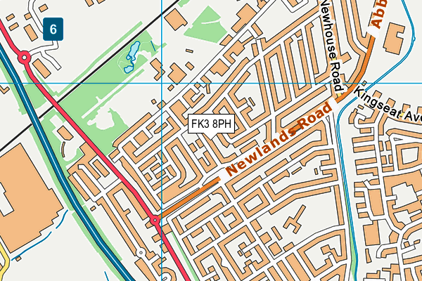 FK3 8PH map - OS VectorMap District (Ordnance Survey)