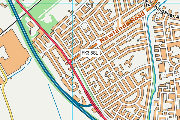 FK3 8SL map - OS VectorMap District (Ordnance Survey)