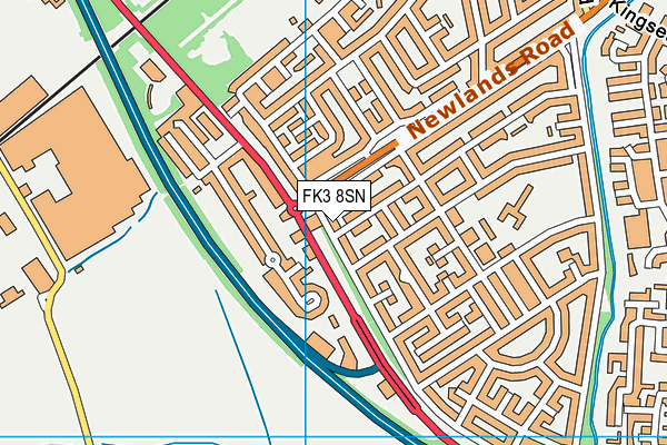 FK3 8SN map - OS VectorMap District (Ordnance Survey)