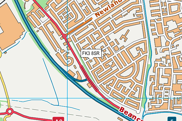 FK3 8SR map - OS VectorMap District (Ordnance Survey)