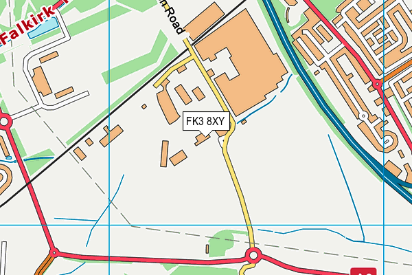 FK3 8XY map - OS VectorMap District (Ordnance Survey)