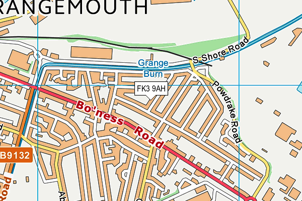 FK3 9AH map - OS VectorMap District (Ordnance Survey)