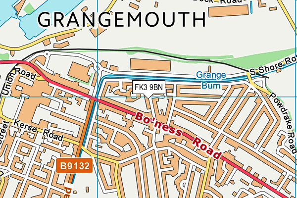 FK3 9BN map - OS VectorMap District (Ordnance Survey)