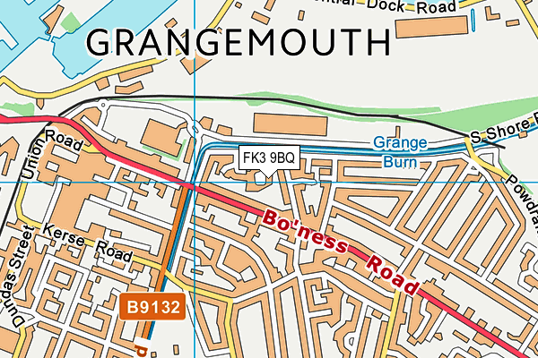 FK3 9BQ map - OS VectorMap District (Ordnance Survey)