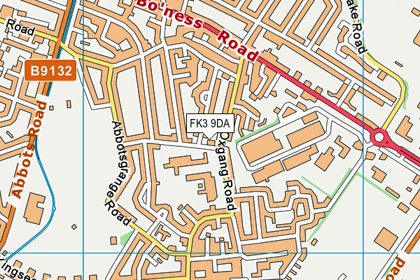 FK3 9DA map - OS VectorMap District (Ordnance Survey)