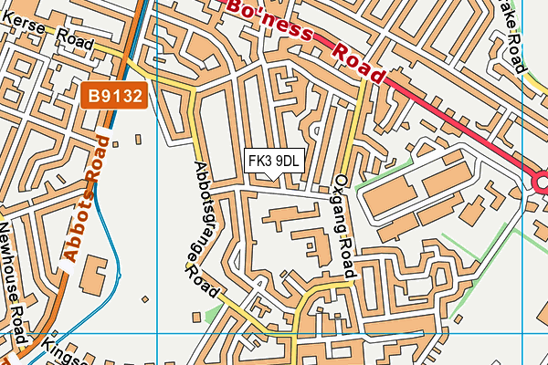 FK3 9DL map - OS VectorMap District (Ordnance Survey)