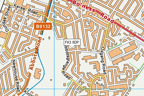FK3 9DP map - OS VectorMap District (Ordnance Survey)