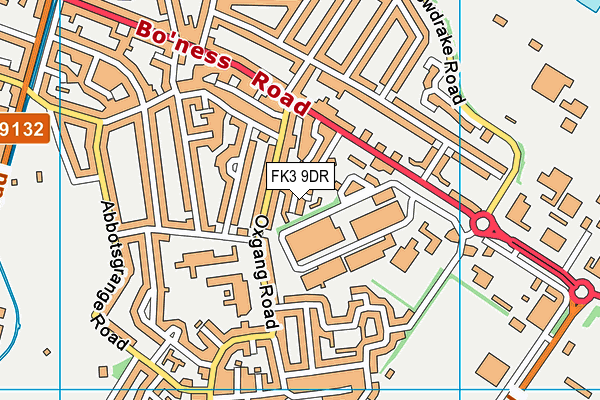 FK3 9DR map - OS VectorMap District (Ordnance Survey)