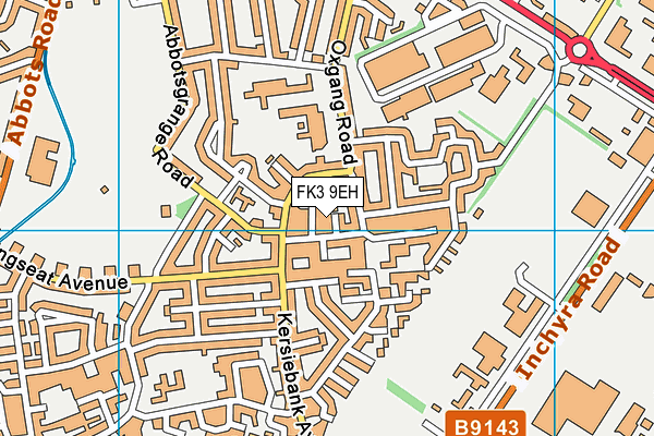 FK3 9EH map - OS VectorMap District (Ordnance Survey)