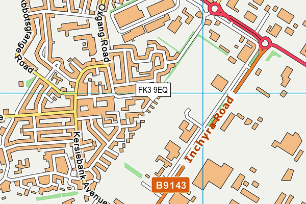 FK3 9EQ map - OS VectorMap District (Ordnance Survey)