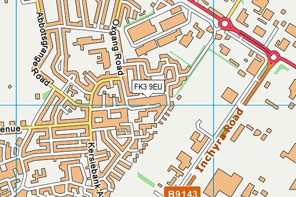 FK3 9EU map - OS VectorMap District (Ordnance Survey)