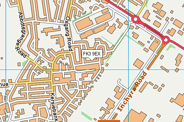 FK3 9EX map - OS VectorMap District (Ordnance Survey)