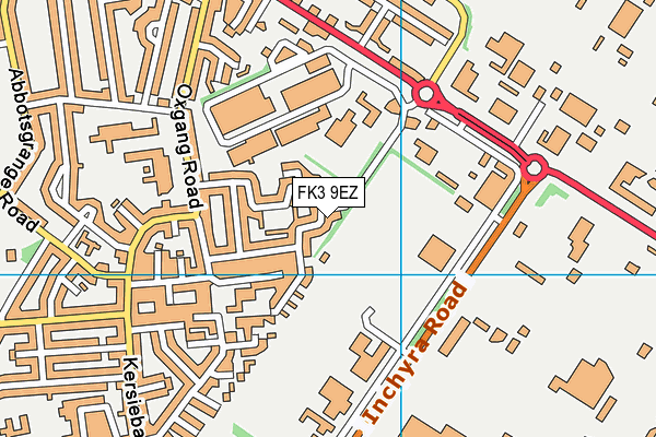 FK3 9EZ map - OS VectorMap District (Ordnance Survey)