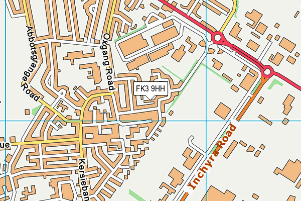 FK3 9HH map - OS VectorMap District (Ordnance Survey)