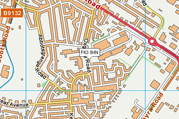 FK3 9HN map - OS VectorMap District (Ordnance Survey)