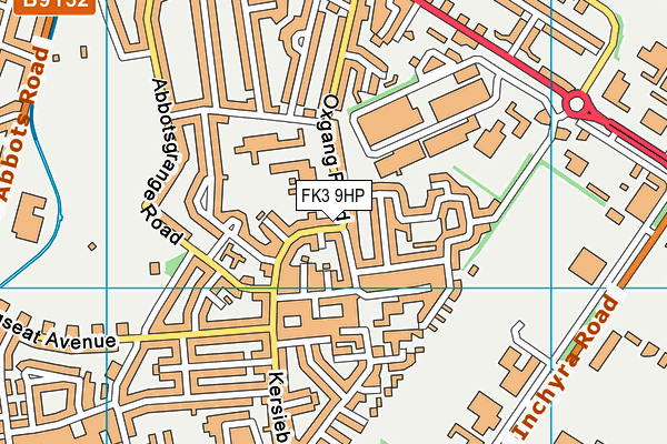 FK3 9HP map - OS VectorMap District (Ordnance Survey)