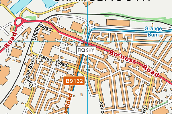 FK3 9HY map - OS VectorMap District (Ordnance Survey)