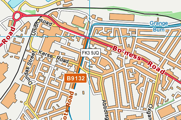 FK3 9JQ map - OS VectorMap District (Ordnance Survey)