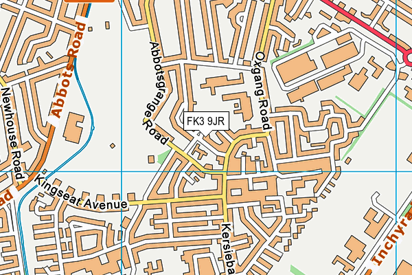 FK3 9JR map - OS VectorMap District (Ordnance Survey)