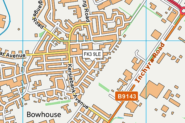 FK3 9LE map - OS VectorMap District (Ordnance Survey)