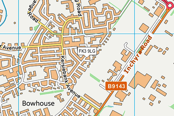 FK3 9LG map - OS VectorMap District (Ordnance Survey)