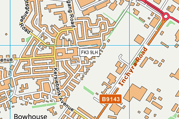 FK3 9LH map - OS VectorMap District (Ordnance Survey)