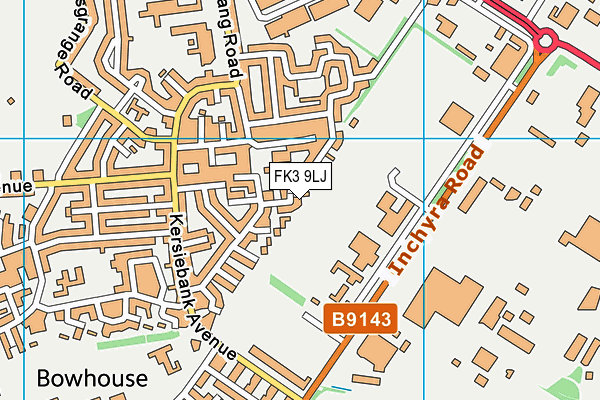 FK3 9LJ map - OS VectorMap District (Ordnance Survey)