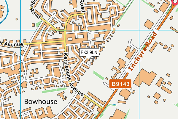 FK3 9LN map - OS VectorMap District (Ordnance Survey)