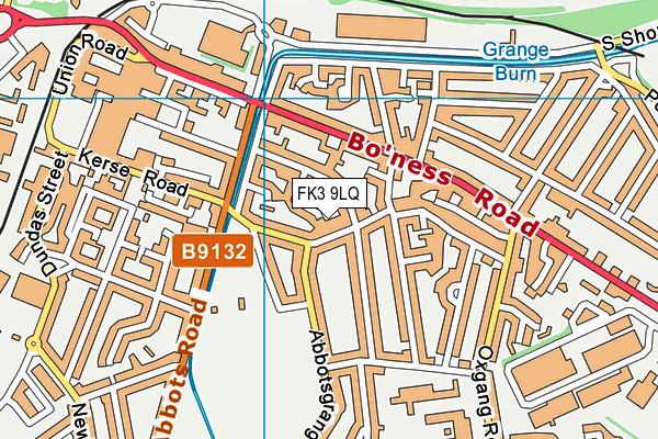 FK3 9LQ map - OS VectorMap District (Ordnance Survey)